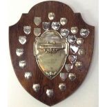 Large 1953 London Cycling Trophy Shield