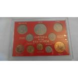 1965 FAREWELL TO THE £SD SYSTEM, PRE DECIMAL 10 COIN SET