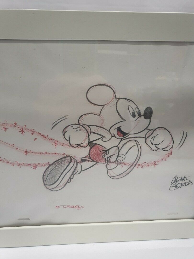 MICKEY MOUSE SIGNED SKETCH BY DISNEY MASTER ARTIST - Image 4 of 6