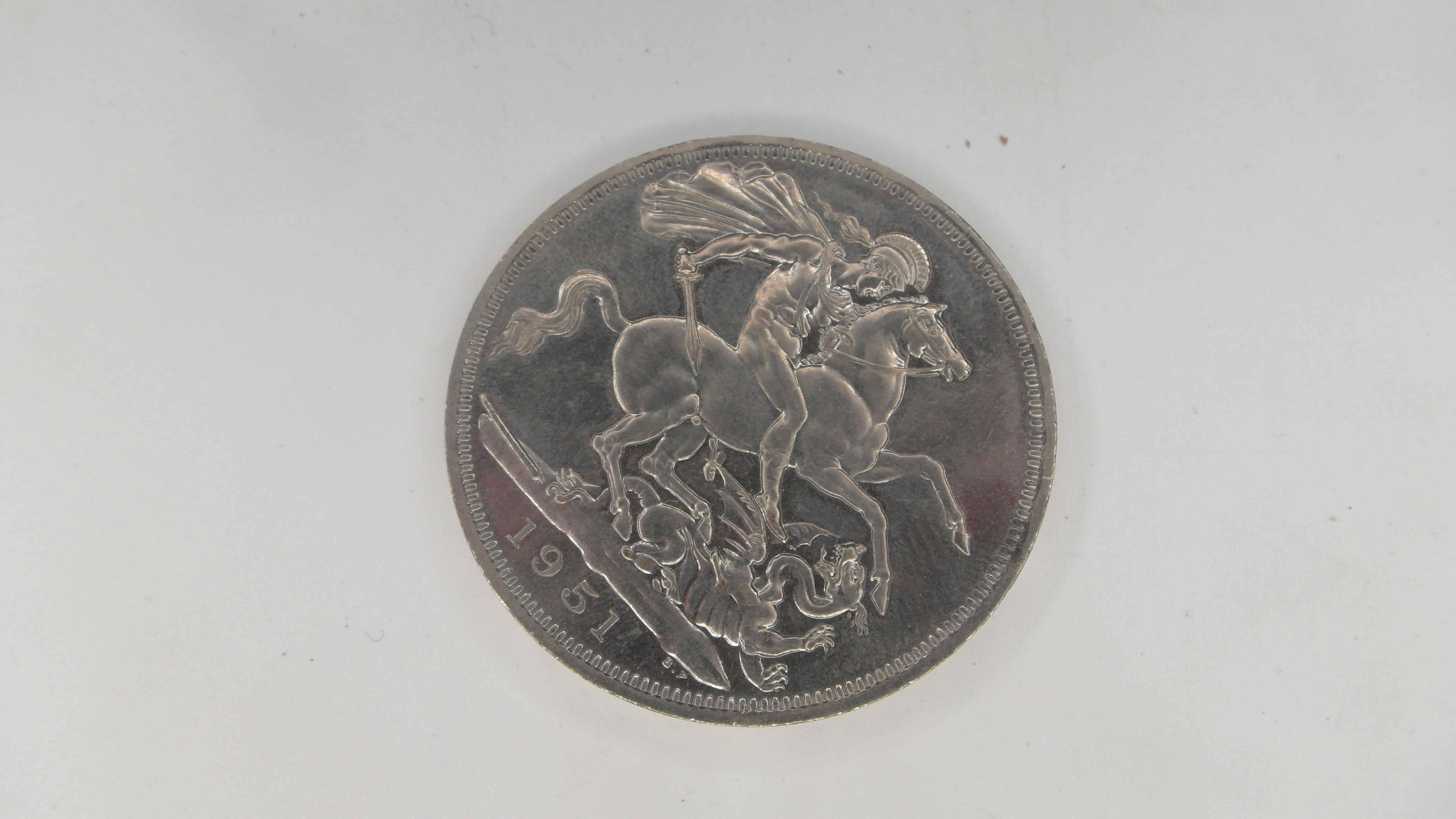 1951 GEORGE VI, FESTIVAL OF BRITAIN FIVE SHILLINGS (CROWN) - Image 2 of 4