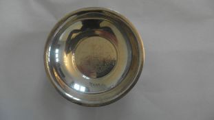 QUEEN ELIZABETH COMMEMORATIVE SILVER PIN DISH