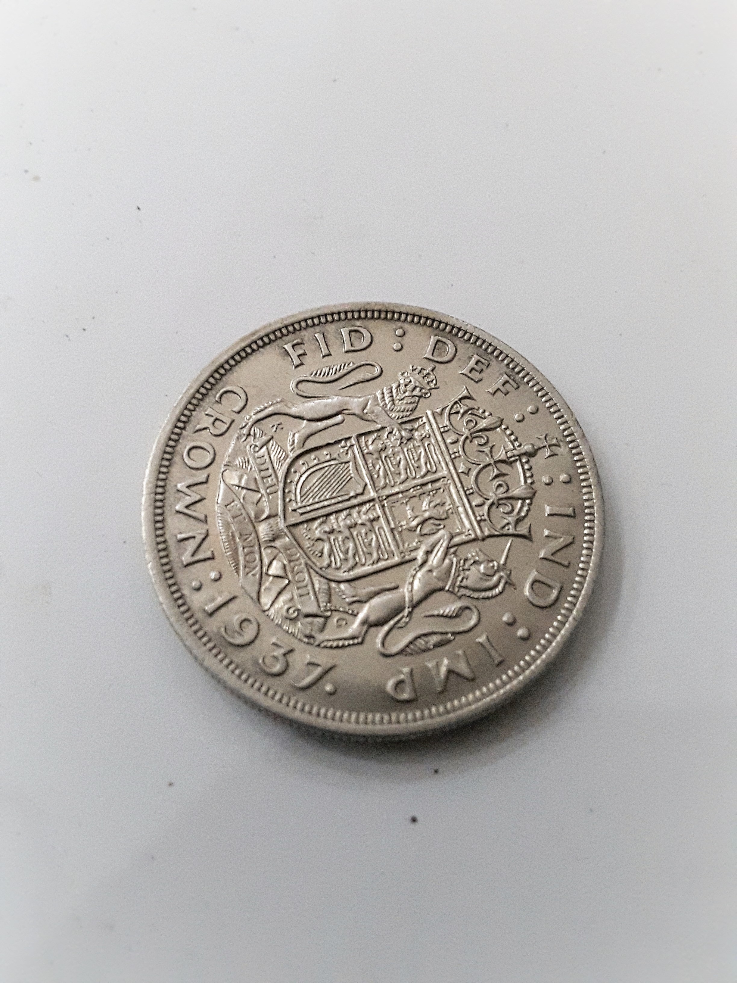 1937 GEORGE VI CROWN - Image 2 of 3