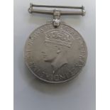 INDIAN SILVER WAR SERVICE MEDAL 1939-1945