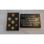 1971 DECIMAL COINAGE OF GREAT BRITAIN & NORTHERN IRELAND