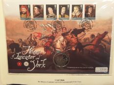 GB COIN FIRST DAY COVER - THE HOUSES OF LANCASTER & YORK 2008