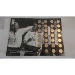 2004 ENGLAND SQUAD MEDAL COLLECTION