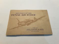 JOHN PLAYER CIGARETTE CARD ALBUM 1938 - AIR CRAFT OF THE ROYAL AIR FORCE