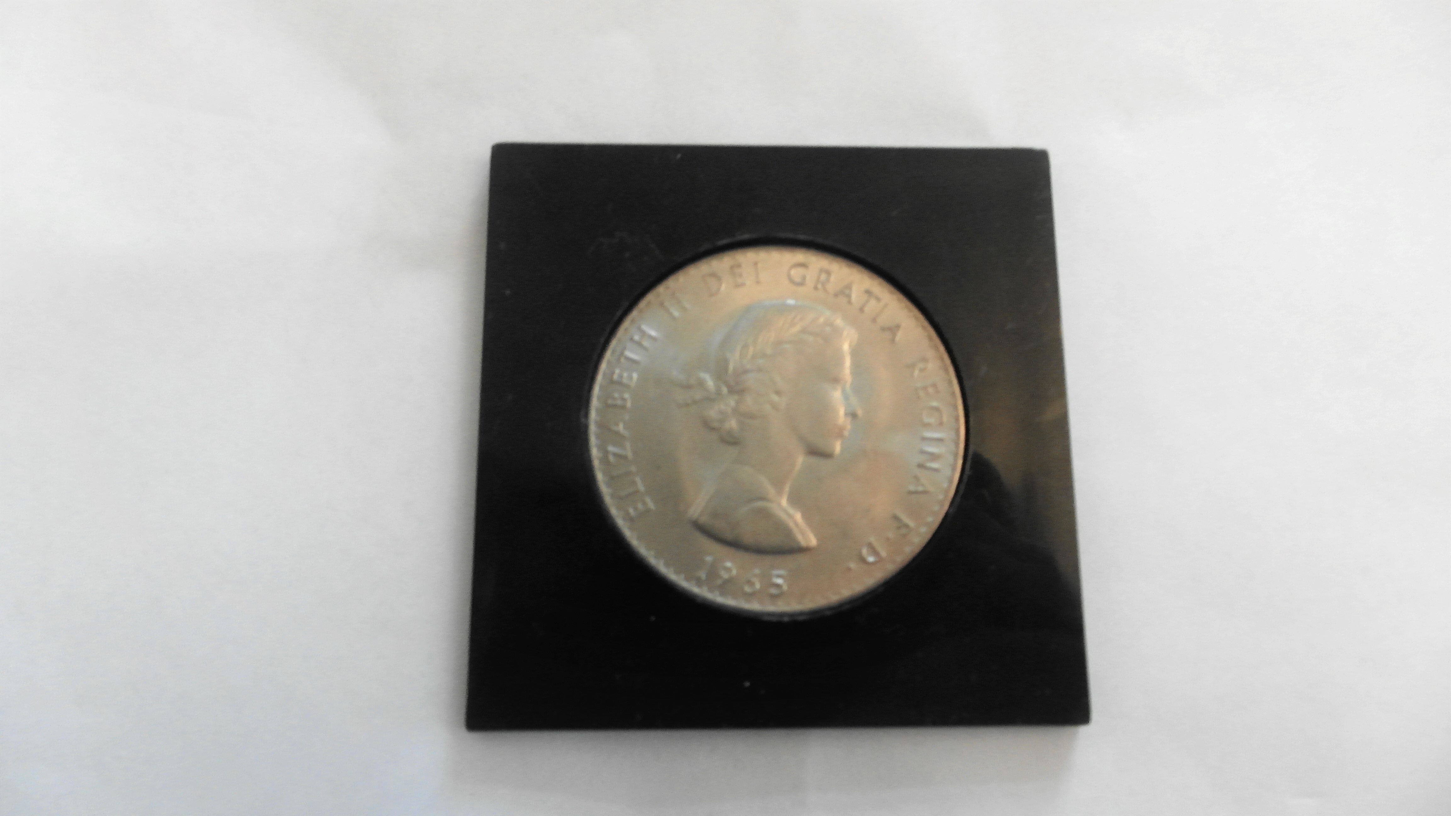 1965 SIR WINSTON CHURCHILL COMMEMORATIVE CROWN - Image 2 of 2