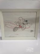 MICKEY MOUSE SIGNED SKETCH BY DISNEY MASTER ARTIST