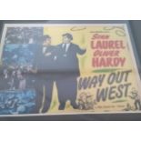 LAUREL & HARDY FILM CELL MEMORABILIA WAY OUT WEST
