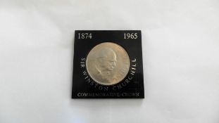 1965 SIR WINSTON CHURCHILL COMMEMORATIVE CROWN