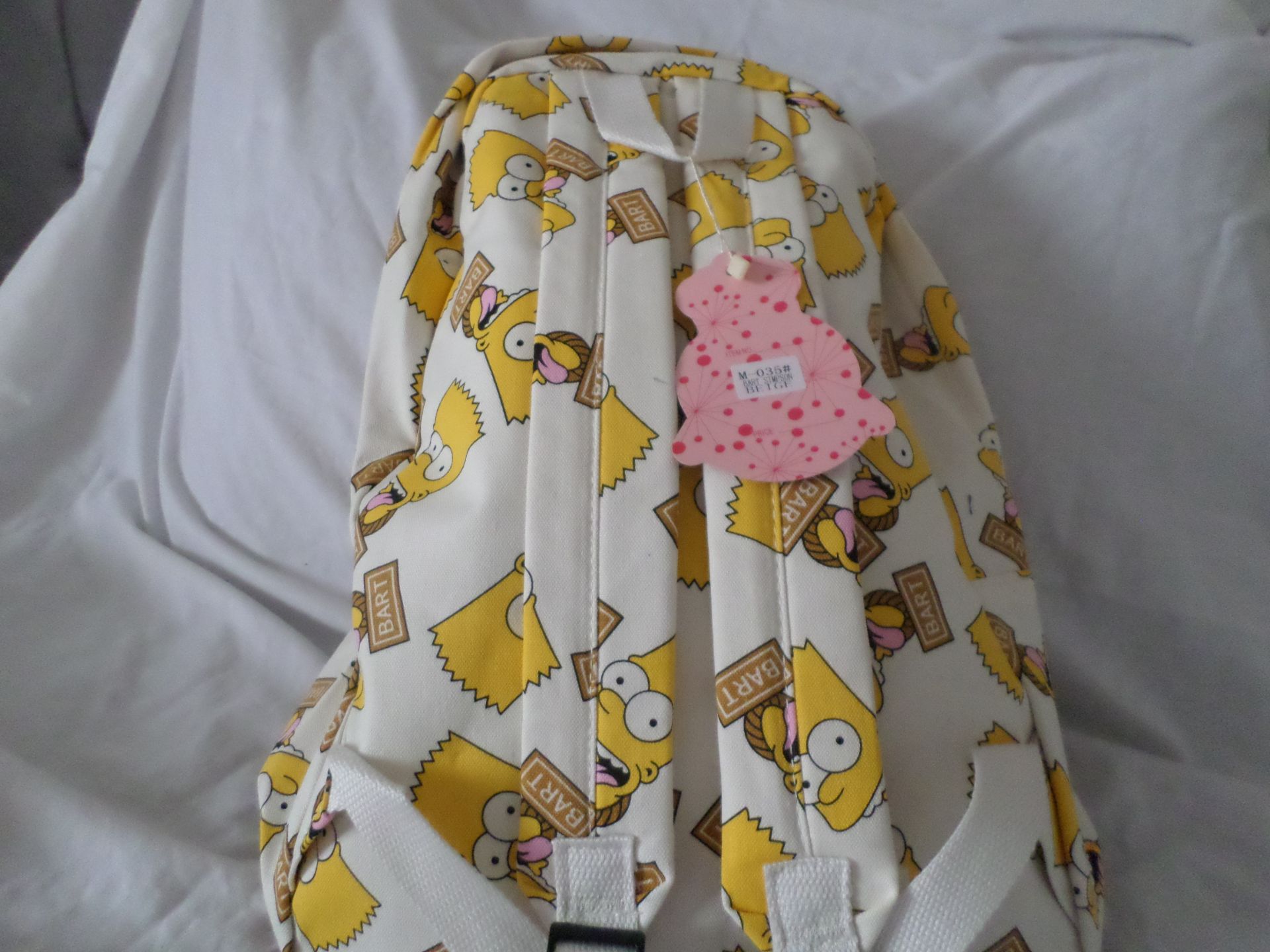 Bart Simpson Rucksack. RRP £24.99. Brand New - Image 2 of 2