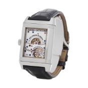 Jaeger-LeCoultre Reverso SEPTANTIEME Q3006420 Men Platinum Limited Edition of 500 Watch