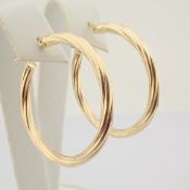 14K Yellow Gold Earring