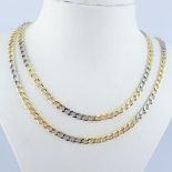 14K Yellow and White Gold - Necklace