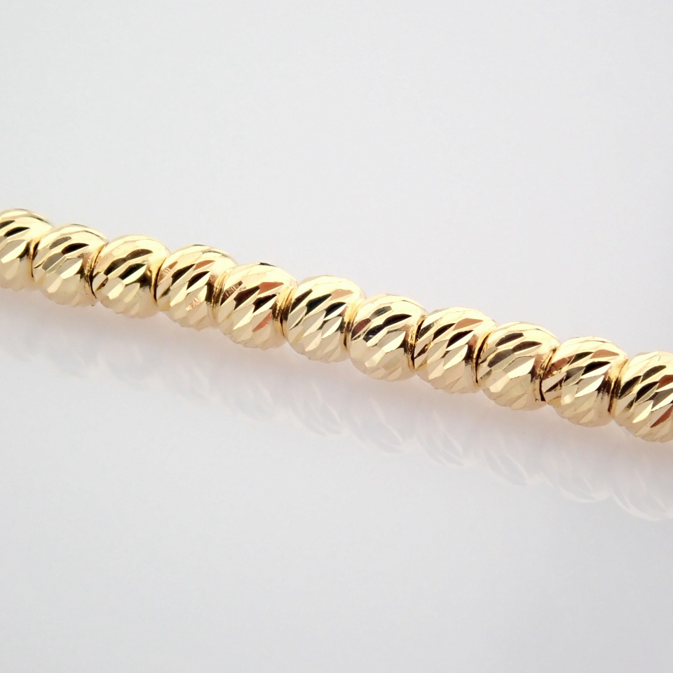 20 cm (7.9 in) Italian Beat Dorica Bracelet. In 14K Yellow Gold - Image 8 of 10