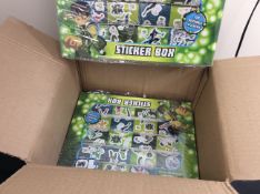 new stock box of 8 ben10 sticker boxes containing 200 reuseable stickers