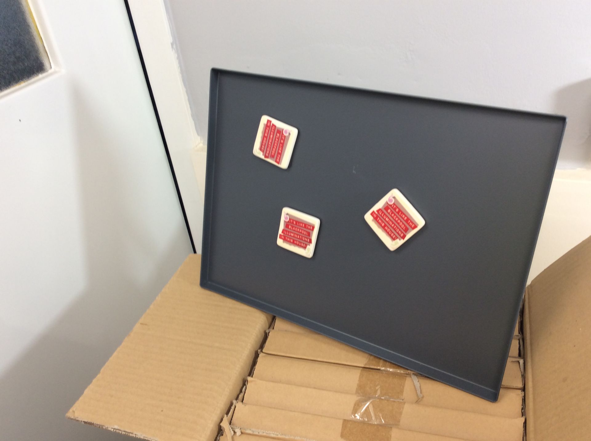 new stock box of 8 magnet display boards (magnets not included)