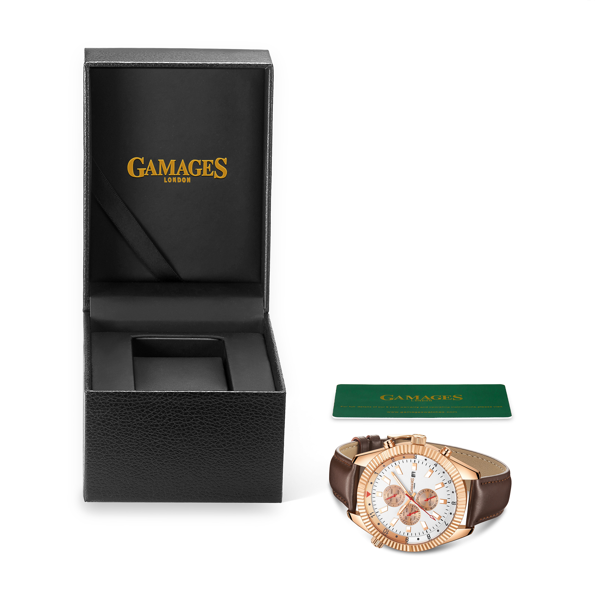 Limited Edition Hand Assembled Gamages Hour Rotator Automatic Rose – 5 Year Warranty & Free Delivery - Image 2 of 5