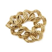 Kutchinsky 18k Yellow Gold 1960's Heavy Link Vintage Bracelet