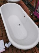 1700 x 800mm Double End Roll-Top Bathtub RRP £349