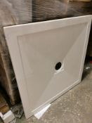 900m Square Stone Shower Tray RRP £249