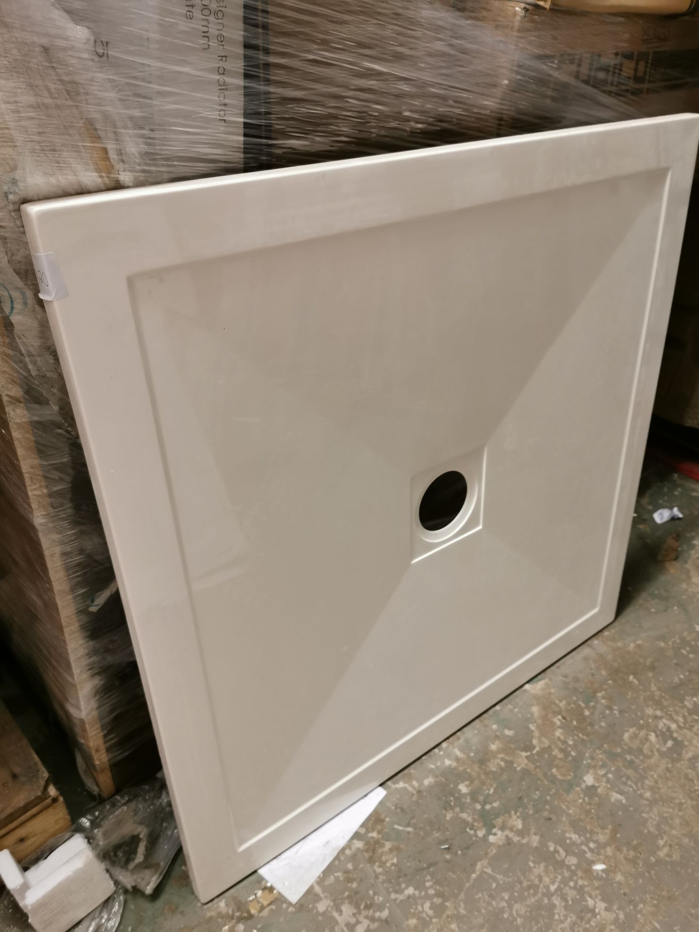 900m Square Stone Shower Tray RRP £249