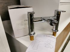 Soakology Arte Chrome Deck Mounted Bath Filler Tap RRP £189