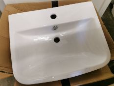 Wall-Hung Washbasin Sink Unit 570 x 440mm