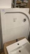 R/H 1200 x 900mm Quadrant Shower Tray RRP £189