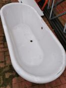 1700 x 800mm Double End Roll-Top Bathtub RRP £349