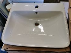 450 x 550mm Wall-Hung Washbasin