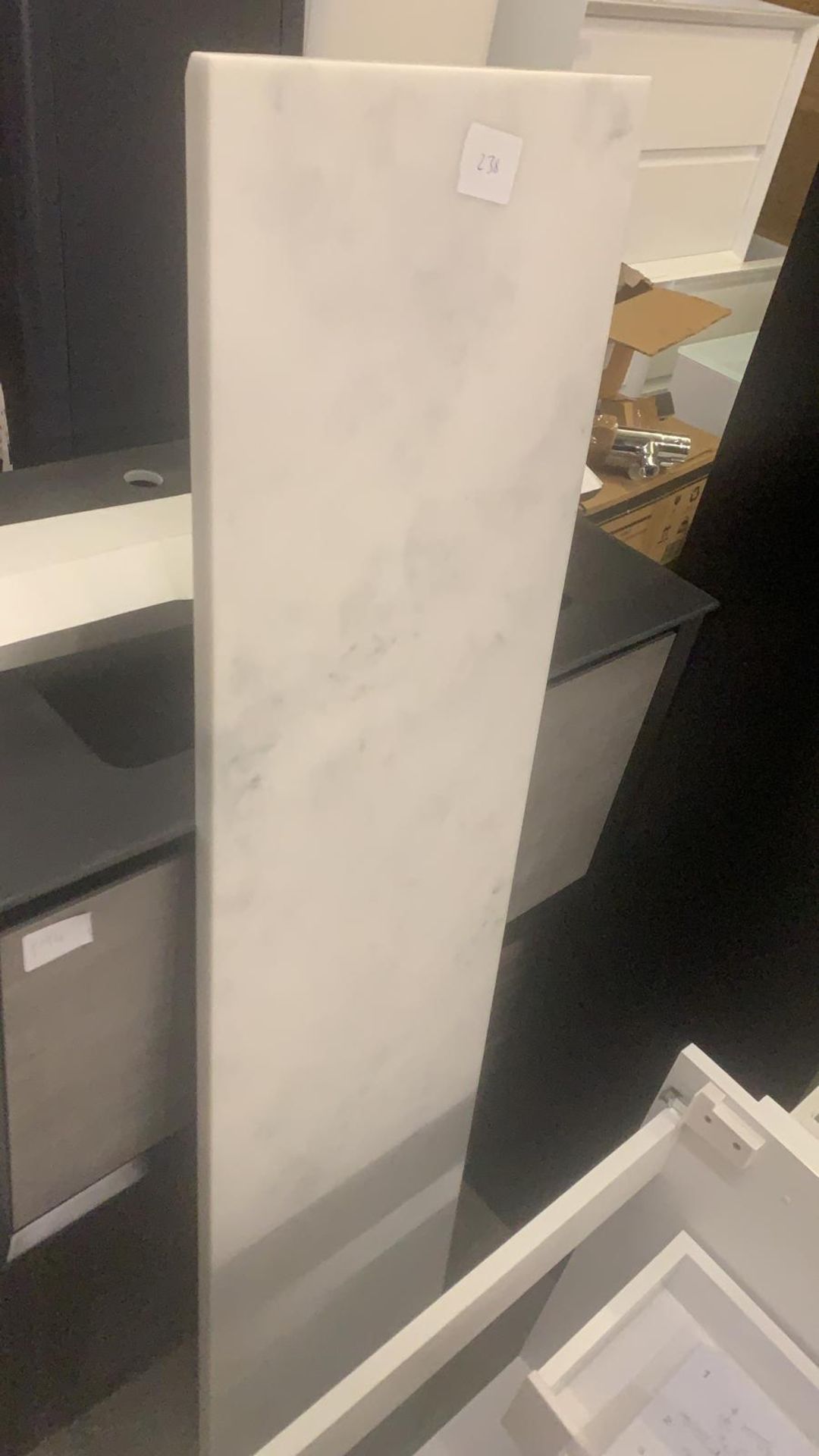 Large Marble Worktop 1550 x 310mm