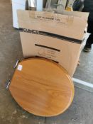 Countess Toilet Oak Seat RRP £69