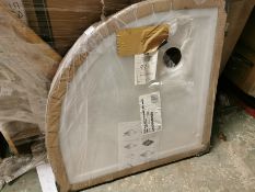 Surface 800mm Shower Quadrant Tray RRP £179