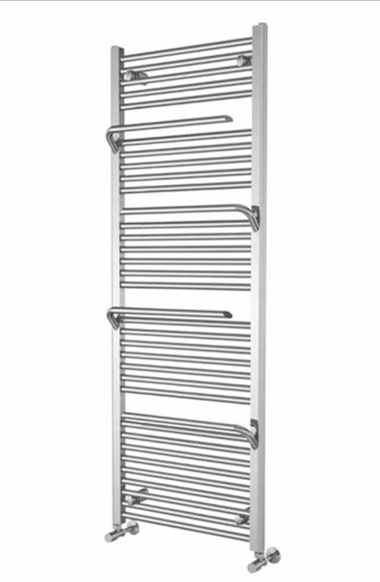 550 x 1500mm Designer Chrome Towel Radiator RRP £379