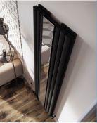 500 x 1800mm Designer Grey Radiator - A/F with a crack to the mirror RRP £279