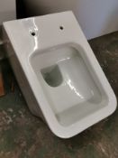 Square Wall-Hung Toilet Pan 360 x 550mm deep - seat available from Easy Bathrooms