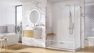 900mm Walk-In Shower Side Panel RRP £259