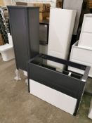 Stark 980 x 480mm Designer Vanity Unit & Matching 1500mm Tallboy RRP £379