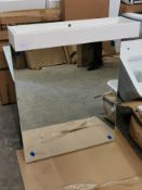 800 x 600 x 180mm Downlighter Bathroom Mirror RRP £169