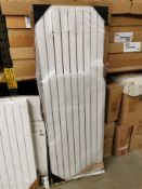 600 x 1800mm Double Designer 9-Bar Vertical Radiator RRP £329