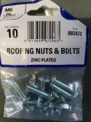 300 - M6x25mm roofing bolts and nuts