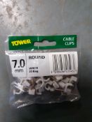 40 packs - 7mm cable clps