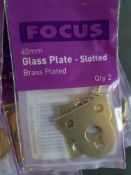 48 packs - 40mm glass plates