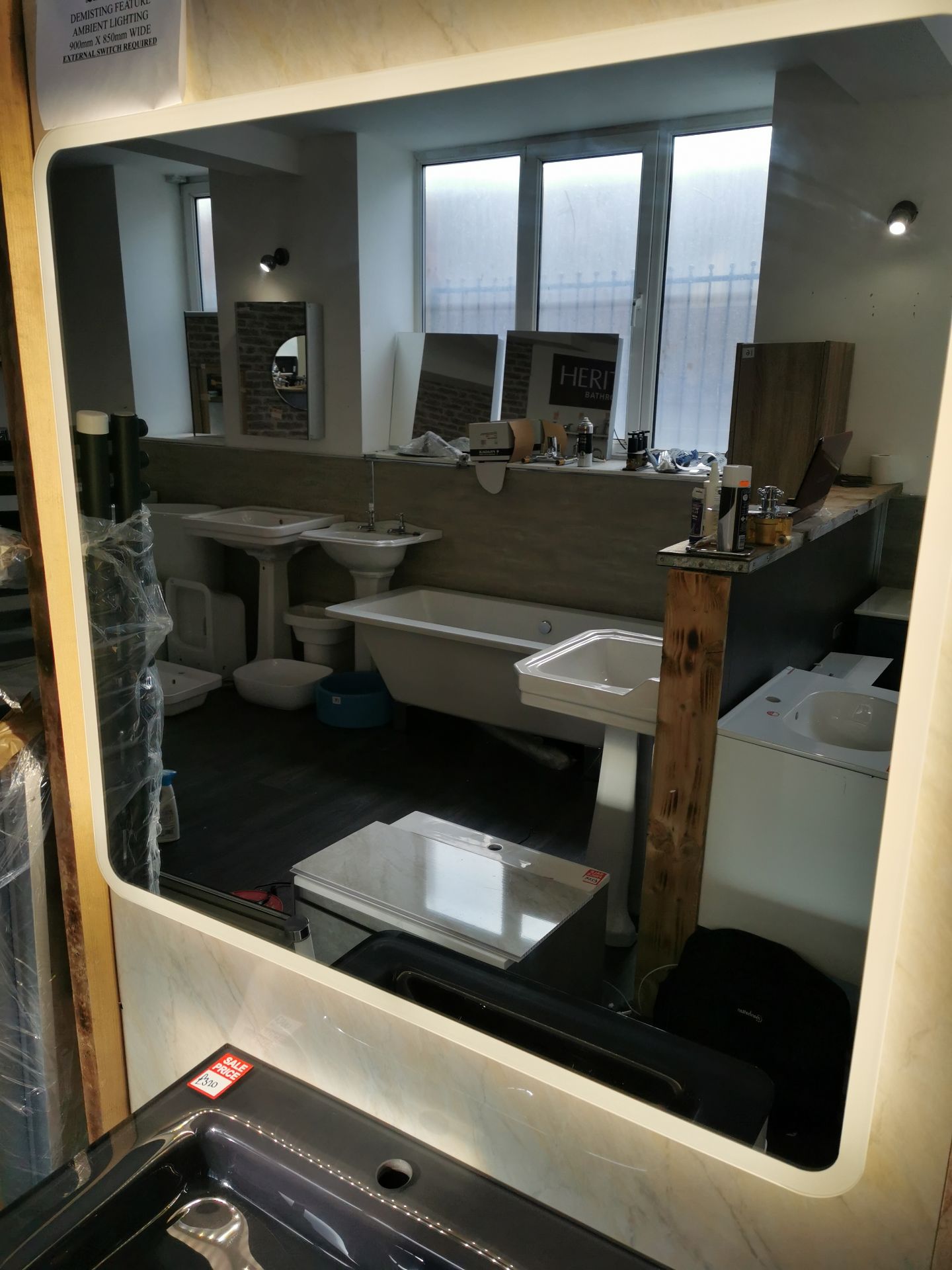 LED Demisting Bathroom Mirror RRP £389 BNIB - Image 2 of 2