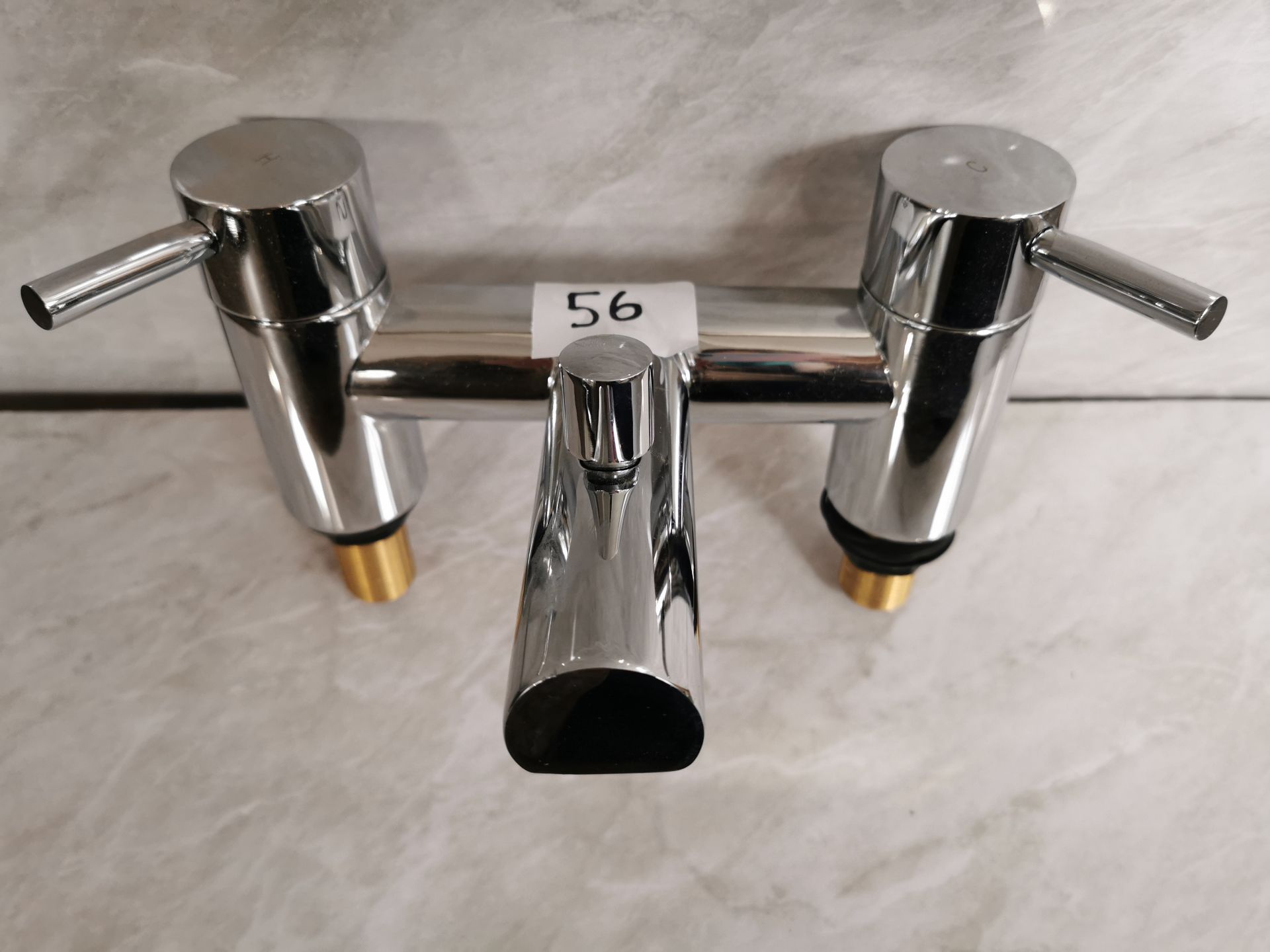 Designer Chrome Bath Filler Tap Unit RRP £299