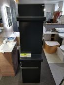 Luxury Designer Caleido Black Panel Radiator RRP £1199