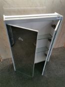 Wall Hung LED Two-Door Cabinet Mirror RRP £179