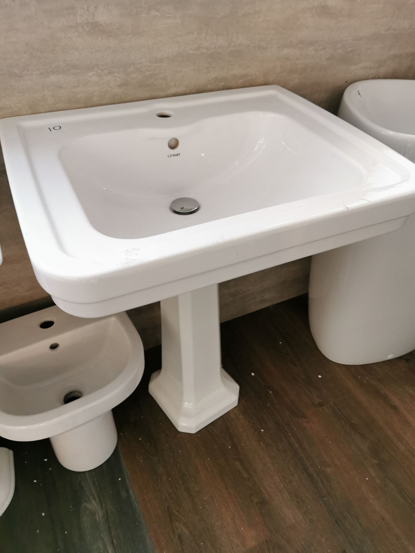 Ex-Display CP Hart Pedestal 2pc Sink & Pedestal Pair RRP £379